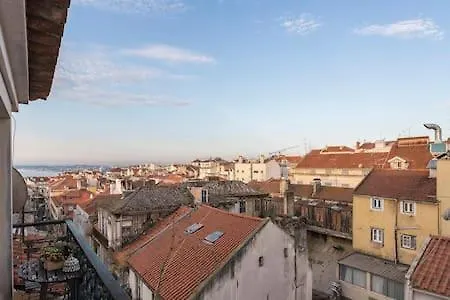 Lägenhet Lisbon Lookout Penthouse Center Bairro Alto Chiado *