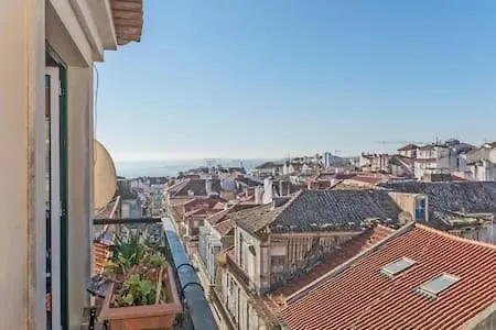 Lisbon Lookout Penthouse Center Bairro Alto Chiado Lägenhet