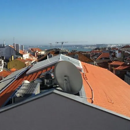 Lägenhet Lisbon Lookout Penthouse Center Bairro Alto Chiado *